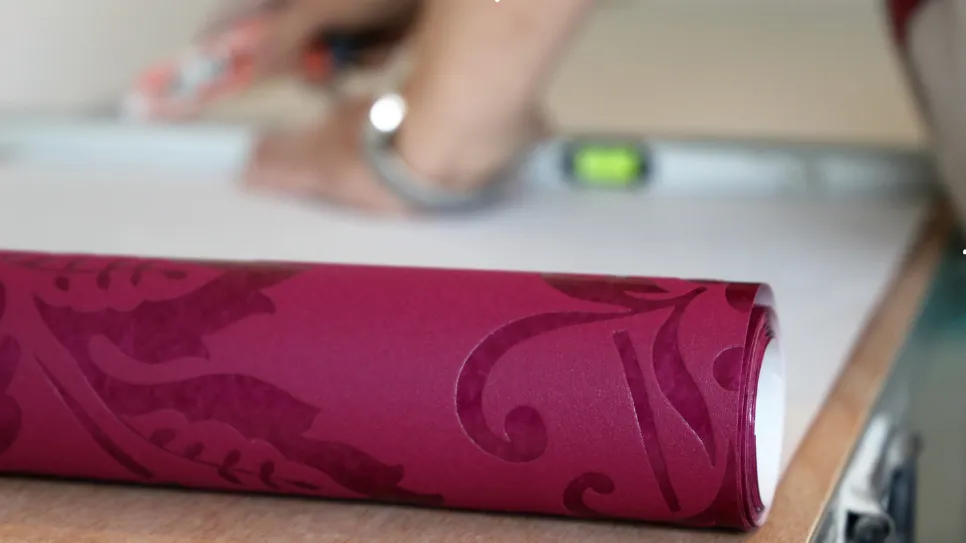 Rouleau de papier peint pour décoration murale intérieure